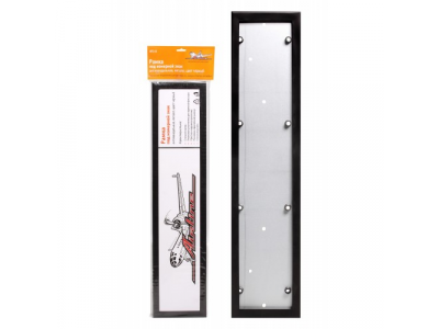 Рамка под номерной знак, антивандальная, металл, цвет черный