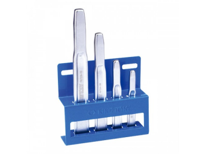 Набор зубил на подставке, усиленные, 4 предмета, KING TONY