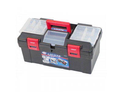 Ящик инструментальный пластиковый с органайзером, средний, 445х240х205мм