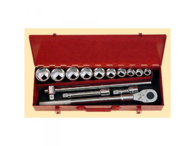 6141 3/4 Набор инструментов 14пр. 22-50мм 12-гран.в металл.ящике
