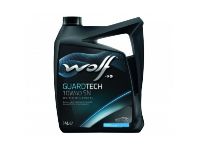 Моторное масло WOLF GUARDTECH 10W40 SN 4L