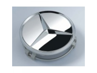 Колпачок ступицы колеса Mercedes, хромированный, с зеркальной поверхностью, артикул B66470207
