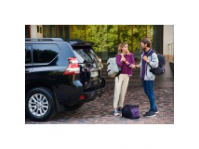 Спортивно-туристическая сумка Toyota Travel Bag, Black/Purple, артикул TMSUV03BAG